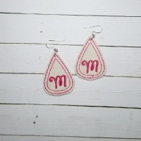 In the Hoop Earrings Embroidery Design